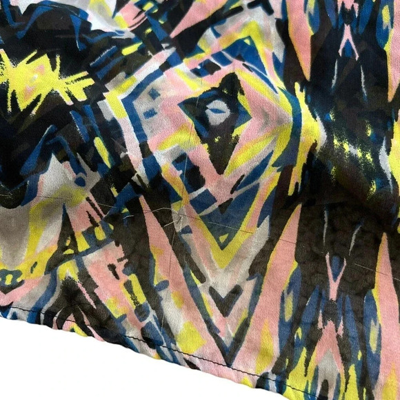 Junarose Abstract Sheer 3/4 Sleeve Tunic Blouse 16 - Picture 7 of 7